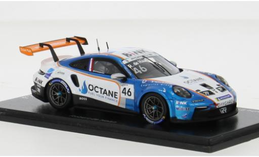 Porsche 992 GT3 1/43 Spark 911  Cup No.46 Carrera Cup Benelux 2023 1:43 modellino in miniatura