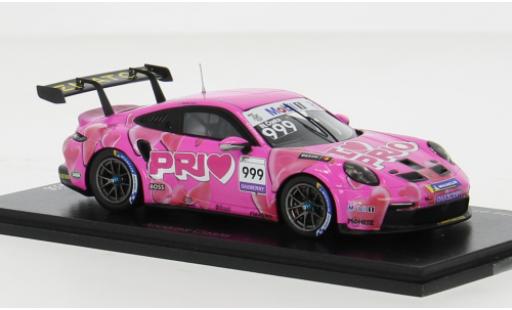Porsche 992 GT3 1/43 Spark 911  Cup No.999 Carrera Cup Brasilien 2023 1:43 modellino in miniatura