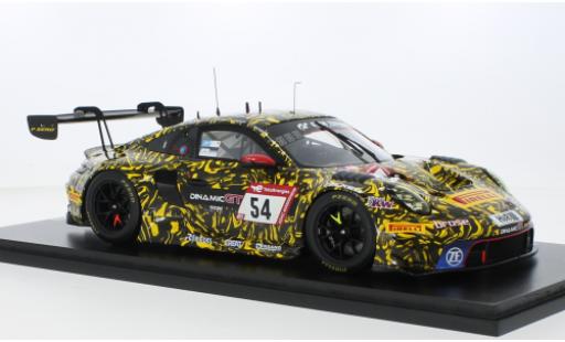 Porsche 992 GT3 R 1/18 Spark 911  No.54 Dinamic GT SRL 24h Nürburgring 2023 1:18 modellino in miniatura