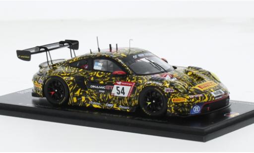 Porsche 992 GT3 R 1/43 Spark 911  No.54 Dinamic GT SRL 24h Nürburgring 2023 1:43 modellino in miniatura