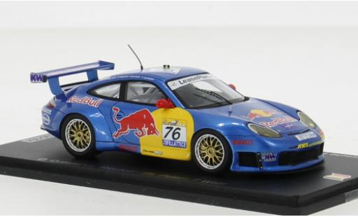 Porsche 996 GT3 1/43 Spark 911  No.76 RWS Motorsport Red Bull 24h Spa 2002 1:43 modellino in miniatura