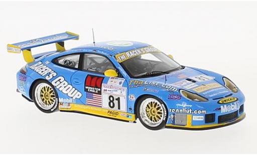 Porsche 996 GT3 1/43 Spark 911 () GT3-RS No.81 24h Le Mans 2002 K.Buckler/T.Bernhard/L.Luhr modellino in miniatura