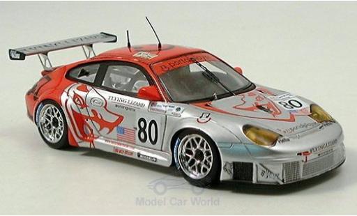 Porsche 997 GT3 RSR 1/43 Spark 911 (996) GT3 RSR No.80 Flying Lizard Motorsports Le Mans Le Mans 2006 van Overbeek/P.Long modellino in miniatura
