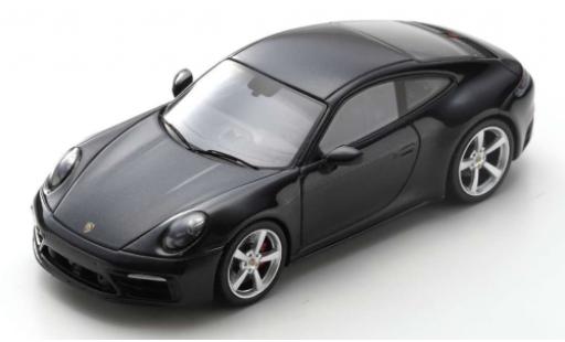 Porsche 992 4S 1/43 Spark 911 Carrera 4S () nero 2019 modellino in miniatura