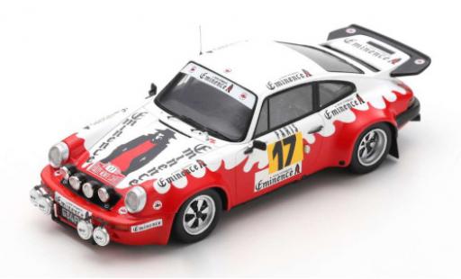Porsche 930 1/43 Spark 911 Carrera No.17 Rallye WM Rallye Monte Carlo 1977 F.Bondil/D.Emmanuelli modellino in miniatura