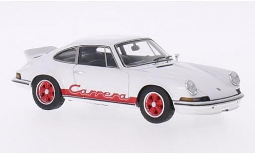 Porsche 911 1/43 Spark Carrera RS 2.7 bianco/rosso 1973 véhicule de présentation modellino in miniatura