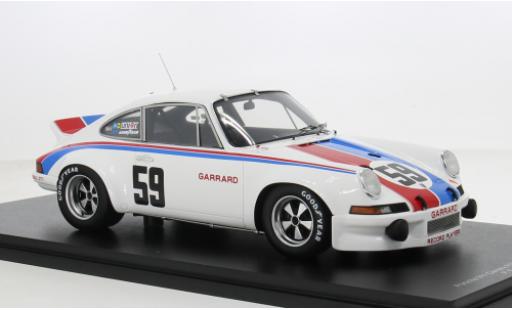 Porsche 911 1/18 Spark Carrera RSR No.59 24h Daytona 1973 1:18 modellino in miniatura