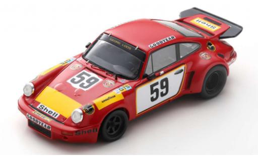 Porsche 930 RSR 1/43 Spark 911 Carrera RSR No.59 Gelo Racing Team 24h Le Mans 1975 T.Schenken/H.Ganley modellino in miniatura