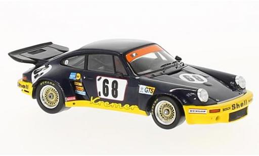 Porsche 930 RSR 1/43 Spark 911 Carrera RSR No.68 Kremer Samson 24h Le Mans 1974 avec Decals H.Heyer/E.Kremer/P.Keller modellino in miniatura