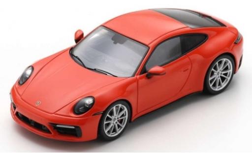 Porsche 992 S 1/43 Spark 911 Carrera S () rosso 2019 modellino in miniatura
