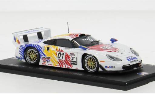 Porsche 996 GT1 1/43 Spark 911 Evo No.01 Rohr Motorsport 24h Daytona 1998 1:43 modellino in miniatura