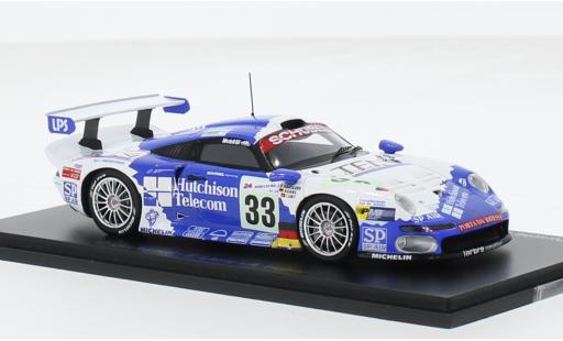 Porsche 996 GT1 1/43 Spark 911 No.33 Schübel Engineering 24h Le Mans 1997 1:43 modellino in miniatura