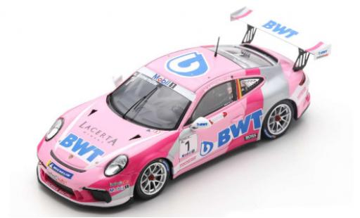 Porsche 992 GT3 1/43 Spark 911 GT3 Cup No.1 Lechner Racing BWT Carrera Supercup 2019 M.Ammermüller modellino in miniatura