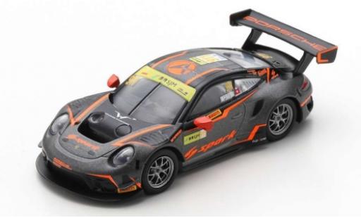 Porsche 992 GT3 R 1/18 Spark 911 GT3 R No.911 Absolute Racing Fia GT World Cup Macau 2019 A.Imperatori modellino in miniatura