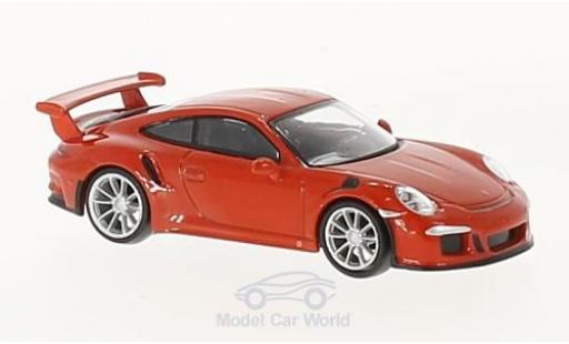 Porsche 991 GT3 RS 1/64 Spark 911 GT3 RS orange 2016 modellino in miniatura