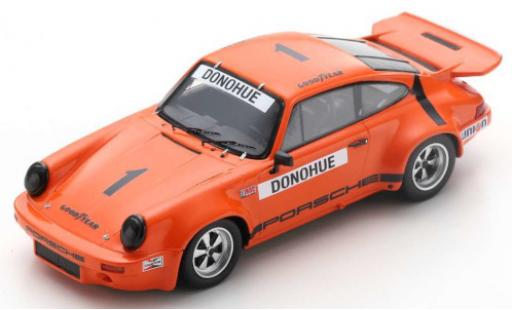 Porsche 930 RS 1/43 Spark 911 RS 3.0 No.1 IROC Daytona 1974 M.Donohue modellino in miniatura