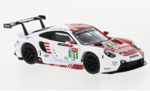 Porsche 992 RSR 1/64 Spark 911 -19 No.91 GT Team 24h Le Mans 2020 1:64 modellino in miniatura