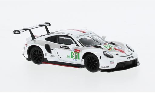 Porsche 911 1/64 Spark RSR-19 No.91 GT Team 24h Le Mans 2021 1:64 modellino in miniatura