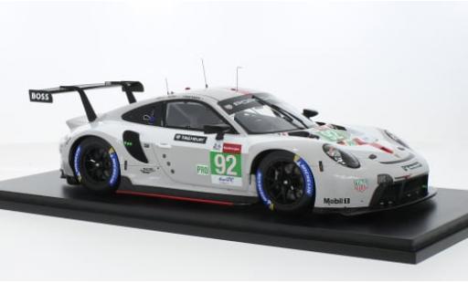 Porsche 911 1/18 Spark RSR-19 No.92 GT Team 24h Le Mans 2021 1:18 modellino in miniatura