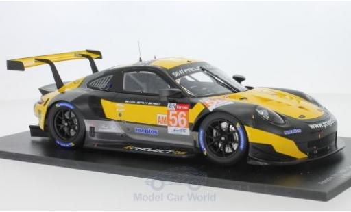 Porsche 991 RSR 1/18 Spark 911 RSR No.56 Team Project 1 24h Le Mans 2018 J.Bergmeister/P.Lindsey/E.Perfetti modellino in miniatura