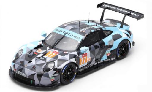 Porsche 991 RSR 1/18 Spark 911 RSR No.77 Dempsey-Prossoon Racing 24h Le Mans 2018 M.Campbell/C.Ried/J.Andlauer modellino in miniatura