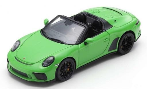 Porsche 992 Speedster 1/43 Spark 911 Speedster verde 2019 modellino in miniatura