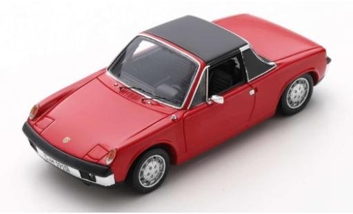 Porsche 914 1/43 Spark /6 rosso 1973 modellino in miniatura