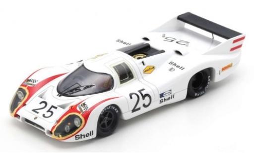 Porsche 917 1970 1/43 Spark LH RHD No.25 KG Salzburg 24h Le Mans 1970 V.Elford/K.Ahrens modellino in miniatura