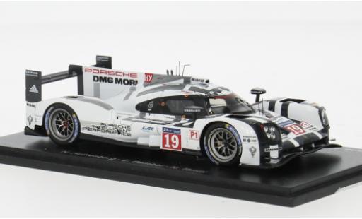 Porsche 919 1/43 Spark Hybrid 24h Le Mans 2015 #19 1:43 modellino in miniatura