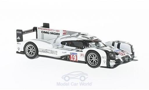 Porsche 919 1/64 Spark Hybrid No.19 24h Le Mans 2015 N.Hülkenberg/E.Bamber/N.Tandy modellino in miniatura