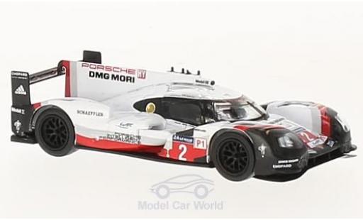Porsche 919 1/64 Spark Hybrid No.2 LMP Team 24h Le Mans 2017 P.Bernhard/E.Bamber/B.Hartley modellino in miniatura