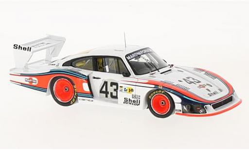 Porsche 935 1/43 Spark /78 No.43 Martini 24h Le Mans 1978 Moby Gros R.Stommelen/M.Schurti modellino in miniatura