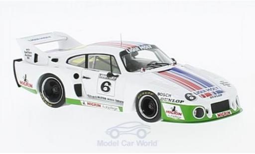 Porsche 935 1980 1/43 Spark J No.6 Liqui Moly DRM Bergischer Löwe Zolder 1980 R.Stommelen modellino in miniatura