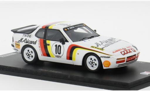 Porsche 944 1/43 Spark Turbo Cup No.10 Turbo Cup 1987 1:43 modellino in miniatura