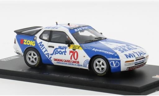 Porsche 944 1/43 Spark Turbo No.70 24h Spa 1989 1:43 modellino in miniatura