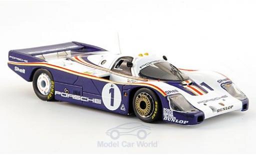 Porsche 956 1982 1/43 Spark No.1 Rothmans System Rothmans 24h Le Mans 1982 mit Decals J.Ickx/D.Bell modellino in miniatura