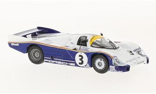 Porsche 956 1983 1/43 Spark No.3 24h Le Mans 1983 A.Holbert/H.Haywood/V.Schuppan modellino in miniatura