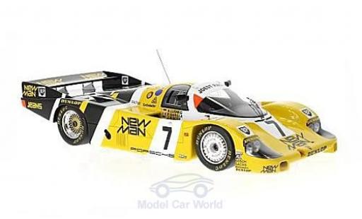 Porsche 956 1985 1/18 Spark No.7 Joest Racing New Man 24h Le Mans 1985 K.Ludwig/J.Winter/P.Barilla modellino in miniatura