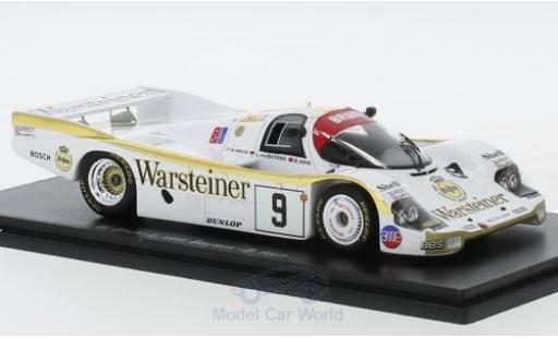 Porsche 956 1984 1/43 Spark No.9 Warsteiner 24h Le Mans 1984 W.Brun/L.von Bayern/B.Akin modellino in miniatura