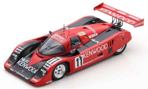 Porsche 962 1991 1/43 Spark CK 6 RHD No.11 Kenwood 24h Le Mans 1991 M.Reuter/H.Toivonen/J.J.Lehto modellino in miniatura