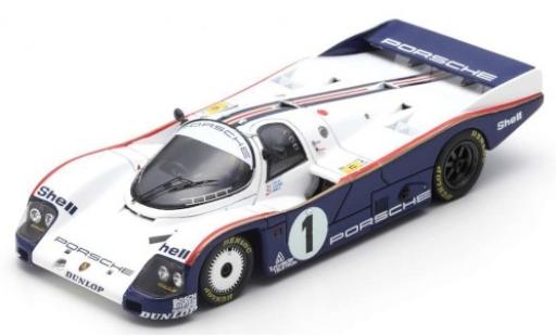 Porsche 962 1985 1/43 Spark C RHD No.1 Rothmans 24h Le Mans 1985 avec Decals J.Ickx/J.Mass/D.Bell modellino in miniatura