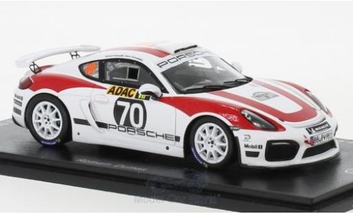 Porsche Cayman GT4 Clubsport 1/43 Spark GT4 Clubsport R-GT No.70 Rallye Deutschland 2018 R.Dumas modellino in miniatura