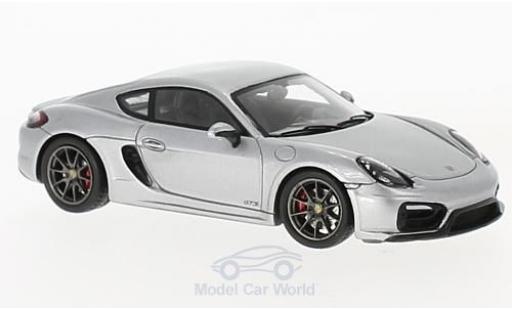 Porsche Cayman GTS 1/43 Spark n GTS grigio 2015 modellino in miniatura