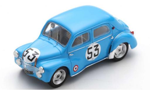Renault 4CV 1/43 Spark (1063) No.53 24h Le Mans 1952 Y.Lesur/A.Briat modellino in miniatura