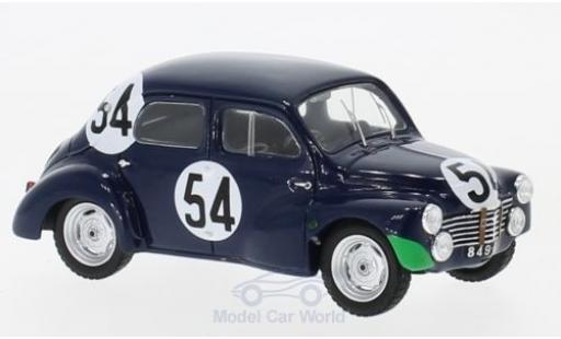 Renault 4CV 1/43 Spark 1063 No.54 24h Le Mans 1951 J.Lecat/H.Senfftleben modellino in miniatura