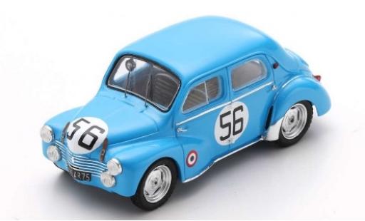 Renault 4CV 1/43 Spark (1063) No.56 24h Le Mans 1952 J.-E.Vernet/J.Pairard modellino in miniatura