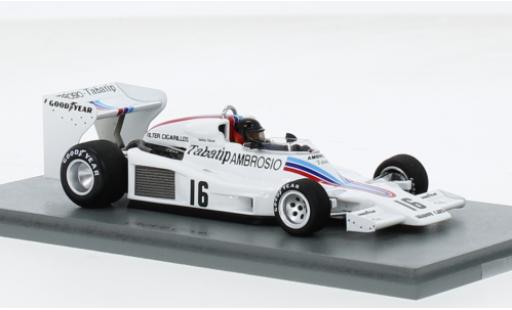 Shadow DN8 1/43 Spark No.16 Formel 1 GP Schweden 1977 1:43 modellino in miniatura