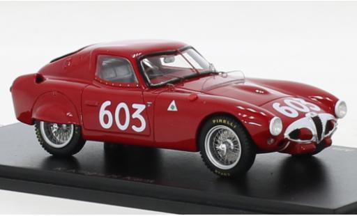 Alfa Romeo 6C 1/43 Spark 3000CM RHD No.603 Mille Miglia 1953 modellino in miniatura