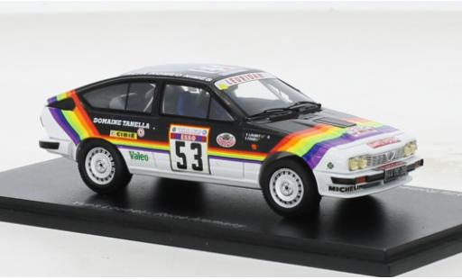 Alfa Romeo GT 1/43 Spark V6 No.53 Rallye WM Tour de Corse 1982 modellino in miniatura