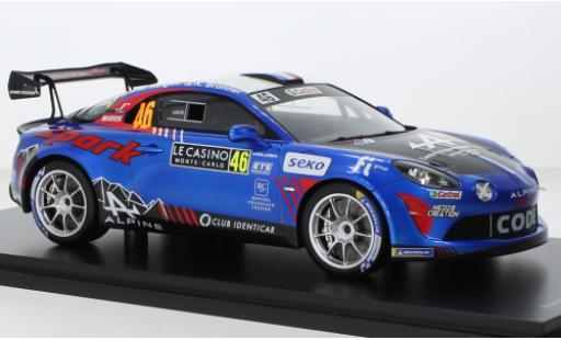 Alpine A110 1/43 Spark Rally RGT No.46 Rallye WM Rallye Monte Carlo 2022 modellino in miniatura